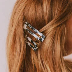 Nat & Noor 2 Piece Hair Clips Tortoise