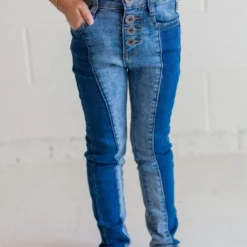 Lucy Avenue Sutton Two Toned Jeans