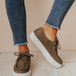 Booties Asher Sneakers Olive Shoes