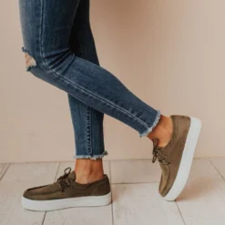 Booties Asher Sneakers Olive Shoes