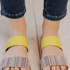 Athena Double Strap Sandals Nude