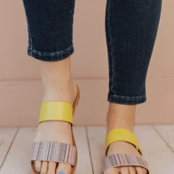 Athena Double Strap Sandals Nude