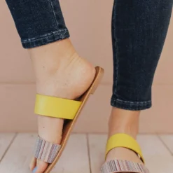 Athena Double Strap Sandals Nude