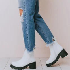 Booties Ayla Bootie White Shoes