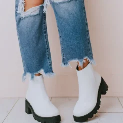 Booties Ayla Bootie White Shoes