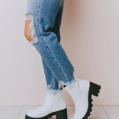 Booties Ayla Bootie White Shoes