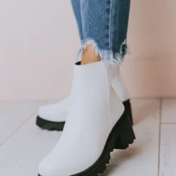 Booties Ayla Bootie White Shoes