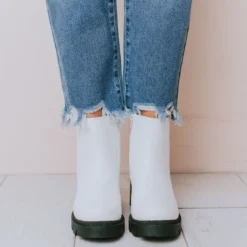 Booties Ayla Bootie White Shoes
