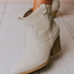 East Lion Beth Western Bootie Stone