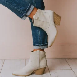 East Lion Beth Western Bootie Stone