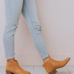 East Lion Mila Side Stretch Bootie Camel