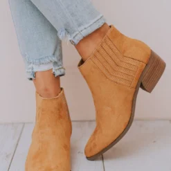 East Lion Mila Side Stretch Bootie Camel