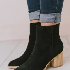 Booties Rowan Braided Bootie Black Shoes