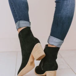 Booties Rowan Braided Bootie Black Shoes