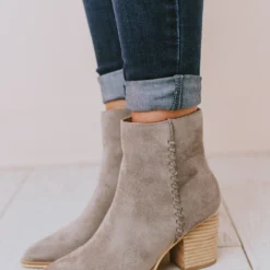 Booties Rowan Braided Bootie Grey Shoes