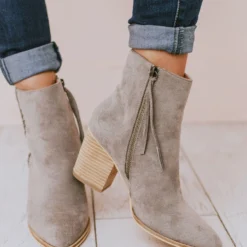 Booties Rowan Braided Bootie Grey Shoes