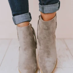 Booties Rowan Braided Bootie Grey Shoes