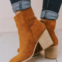 Booties Rowan Braided Bootie Tan Shoes