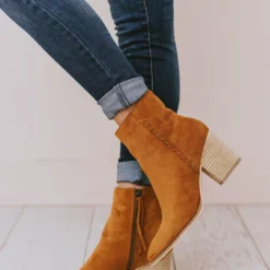 Booties Rowan Braided Bootie Tan Shoes