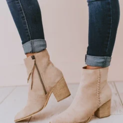 Booties Rowan Braided Bootie Taupe