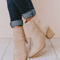 Booties Rowan Braided Bootie Taupe