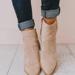 Booties Rowan Braided Bootie Taupe