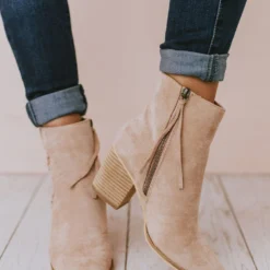 Booties Rowan Braided Bootie Taupe