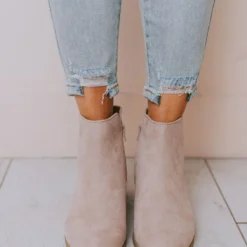 Booties Sophia Side Cut Out Bootie Birch