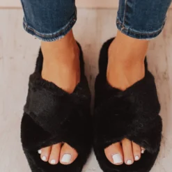 Sandal Cari X Band Slippers Black