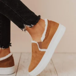 Booties Shoes Duke Sherpa Sneakers Coffee