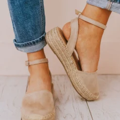 Vendor-unknown Fiesta Espadrille Flats Oatmeal