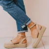Vendor-unknown Fiesta Espadrille Flats Oatmeal