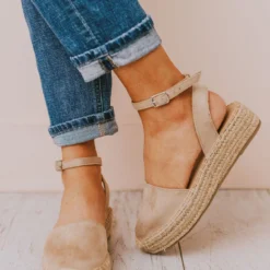 Vendor-unknown Fiesta Espadrille Flats Oatmeal