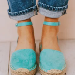 Vendor-unknown Fiesta Espadrille Flats Turquoise