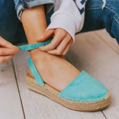 Vendor-unknown Fiesta Espadrille Flats Turquoise