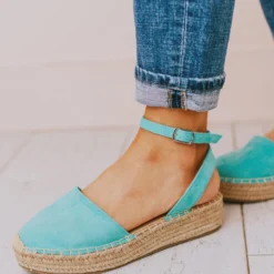 Vendor-unknown Fiesta Espadrille Flats Turquoise