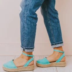 Vendor-unknown Fiesta Espadrille Flats Turquoise