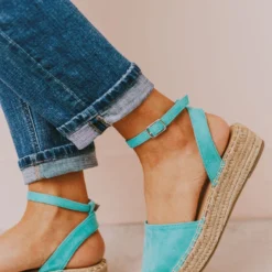 Vendor-unknown Fiesta Espadrille Flats Turquoise