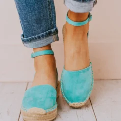 Vendor-unknown Fiesta Espadrille Flats Turquoise