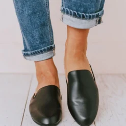 Vendor-unknown Miles Slip On Flats Black Shoes