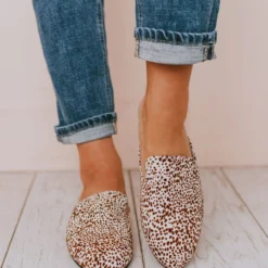 Vendor-unknown Miles Slip On Flats Spotted