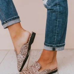 Vendor-unknown Miles Slip On Flats Spotted