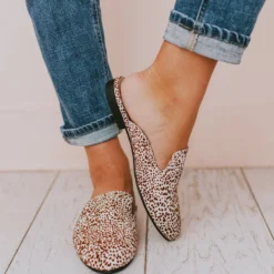 Vendor-unknown Miles Slip On Flats Spotted