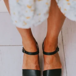 Fortune Dynamic Coralie Buckled Heels Black