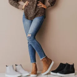 Hidden Wedge Sneakers Black