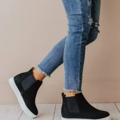 Hidden Wedge Sneakers Black