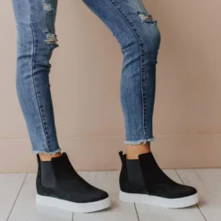 Hidden Wedge Sneakers Black