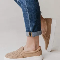 Perforated Sneakers Natural