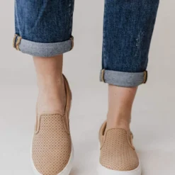 Perforated Sneakers Natural