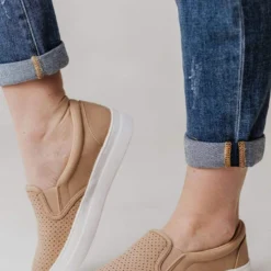 Perforated Sneakers Natural